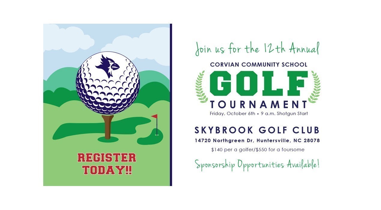 Corvian Community School Golf Tournament at Skybrook Golf Club October 6th 9am
